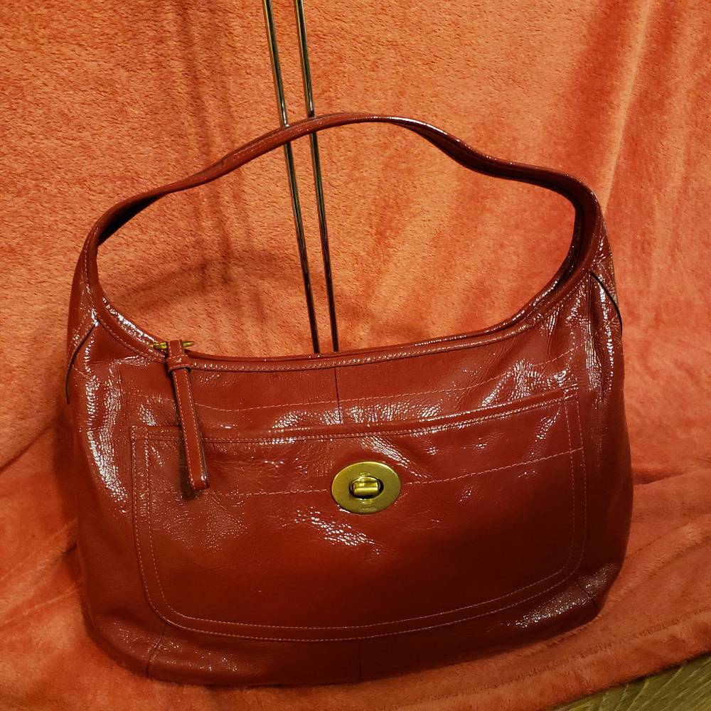 Coach Patent Leather Shoulder - Picture 5 of 10